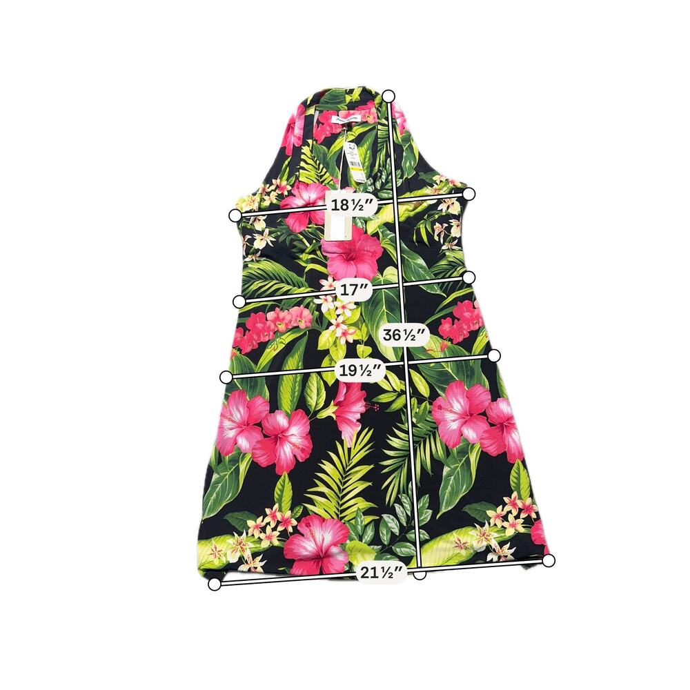NWT Tommy Bahama Sandy Grand Villa Halter Dress Womens M Multicolor Floral Print - Picture 11 of 12